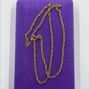 💛 Vintage Gold Plated Chain Necklace